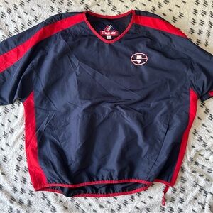 Used XL Navy Blue Majestic Nylon Pullover